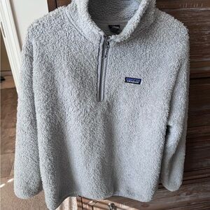 Patagonia Light Gray Fleece Jacket